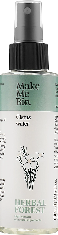 Make Me Bio Очищающая вода для лица Cistus Water - фото N1