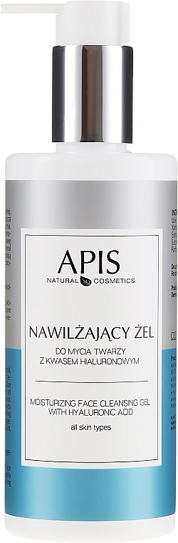 APIS Professional Увлажняющий гель для умывания с гиалуроновой кислотой Moisturising Face Cleansing Gel - фото N1