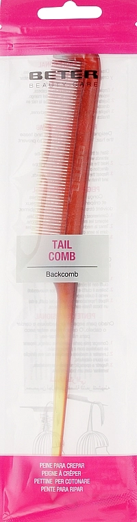 Beter Гребінець для волосся з загостреною ручкою, 20.5 см Beauty Care - фото N1