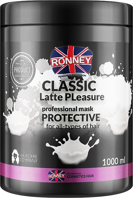 Ronney Professional Маска для волосся Ronney Mask Classic Latte Pleasure Protective - фото N2