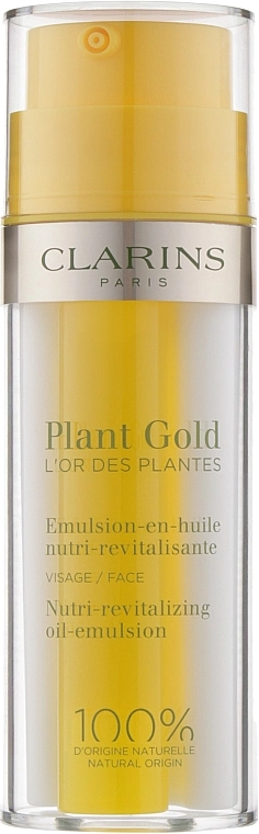 Clarins Питательная эмульсия для лица с маслом голубой орхидеи Plant Gold Nutri-Revitalizing Oil-Emulsion - фото N1
