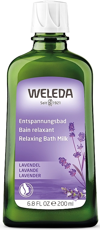 Weleda Расслабляющее молочко для ванны "Лаванда" Lavender Relaxing Bath Milk - фото N1