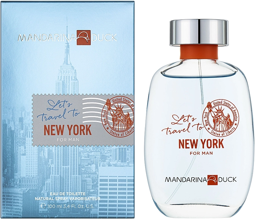 Mandarina Duck Let's Travel To New York For Man Туалетная вода - фото N2