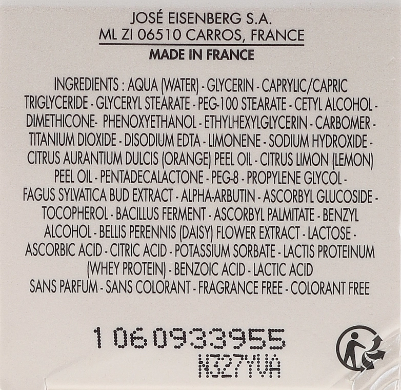 Jose Eisenberg Pure White Gentle Milky Cleanser Ніжне молочко для зняття макіяжу - фото N4