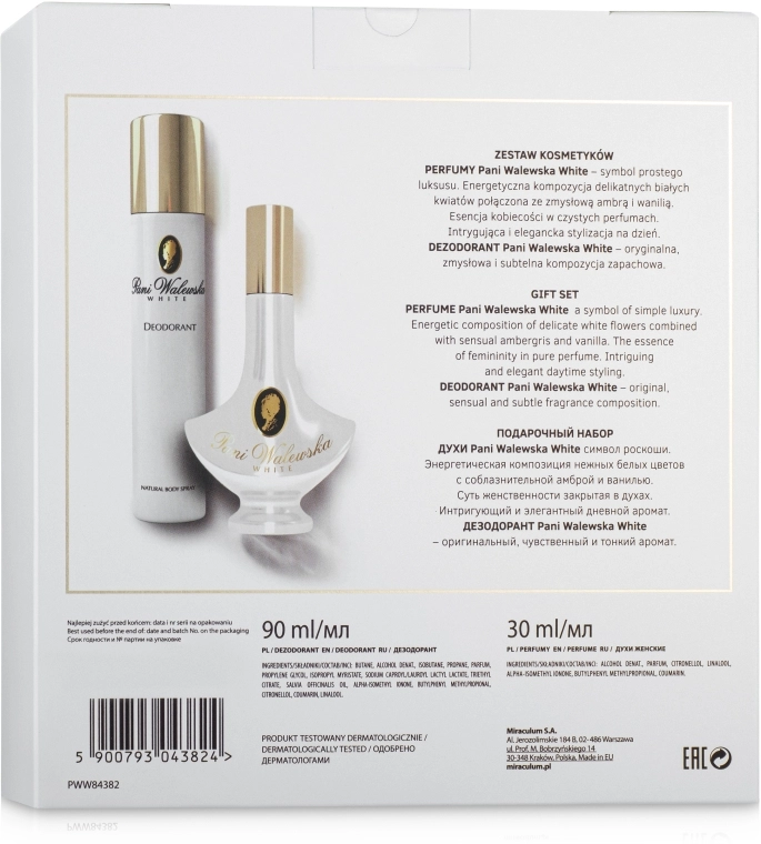 Pani Walewska White Набор (perfume/30ml + deodorant/90ml) - фото N3