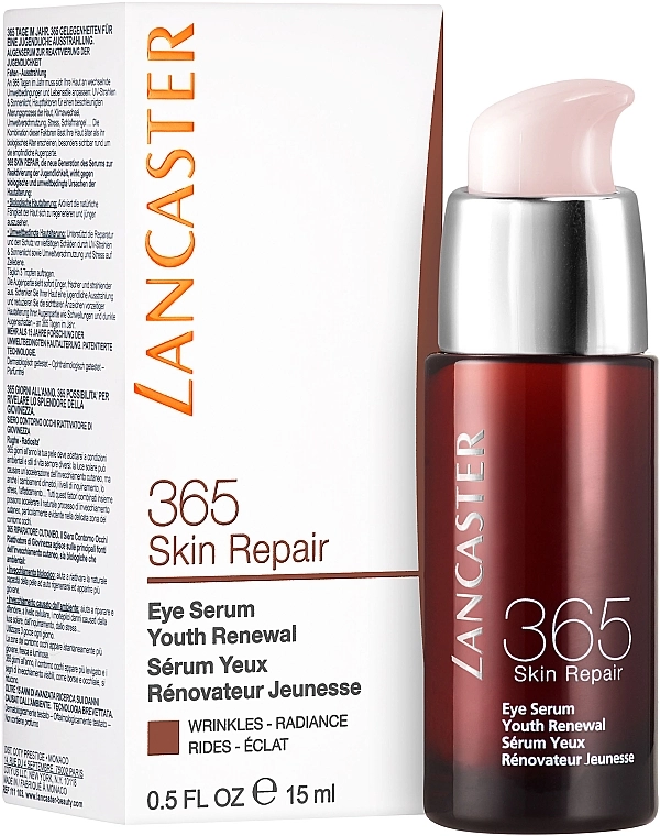 Lancaster Сироватка для шкіри навколо очей 365 Skin Repair Eye Serum Youth Renewal - фото N2