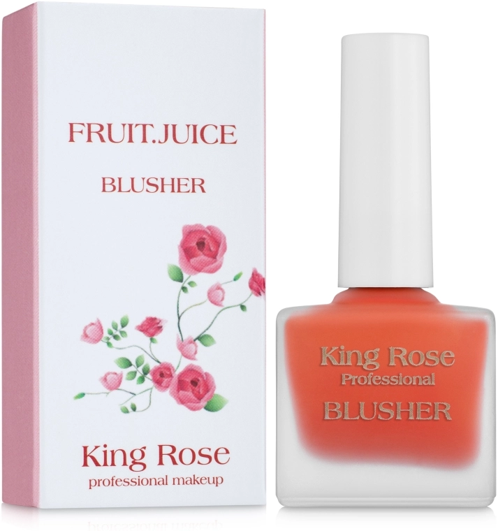 King Rose Fruit Juice Blusher Рідкі рум'яна - фото N1