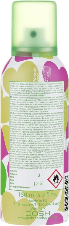 Gosh Copenhagen Дезодорант-спрей Gosh I Love Joy Deo Body Spray - фото N2