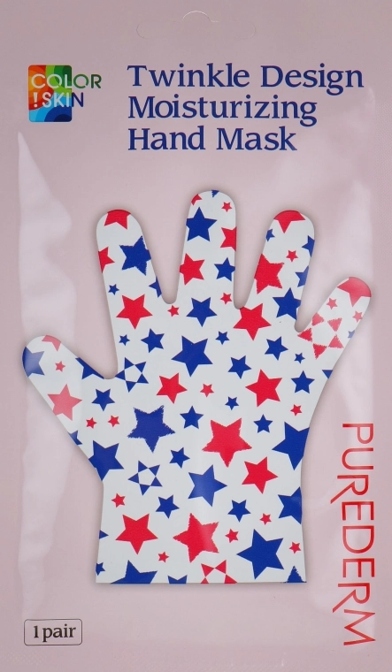 Purederm Маска-рукавички для рук з прополісом Twinkle Design Moisturizing Hand Mask - фото N1