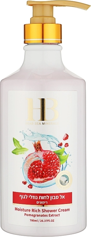 Health And Beauty Крем-гель для душа "Гранат" Moisture Rich Shower Cream - фото N1