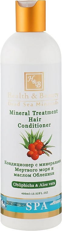 Health And Beauty Кондиціонер на основі мінералів Мертвого моря Mineral Treatment Hair Conditioner - фото N1