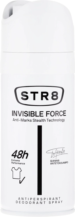 STR8 Дезодорант Invisible Force Antiperspirant Deodorant Spray - фото N1