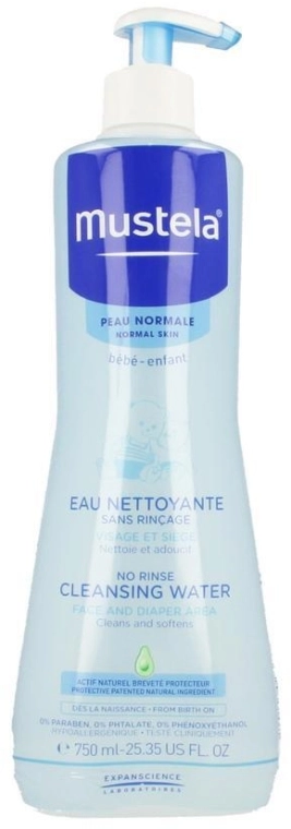 Mustela Очищающая жидкость Cleansing Water - фото N1