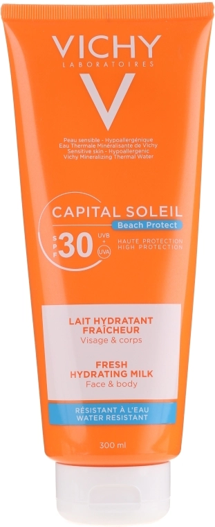 Vichy Сонцезахисне молочко для тіла Capital Soleil Hydrating Milk SPF 30 - фото N1