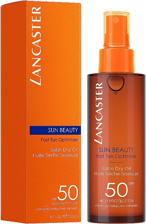 Lancaster Шелковистое масло "Быстрый загар" SPF50 Sun Beauty Dry Oil Fast Tan SPF50 - фото N2