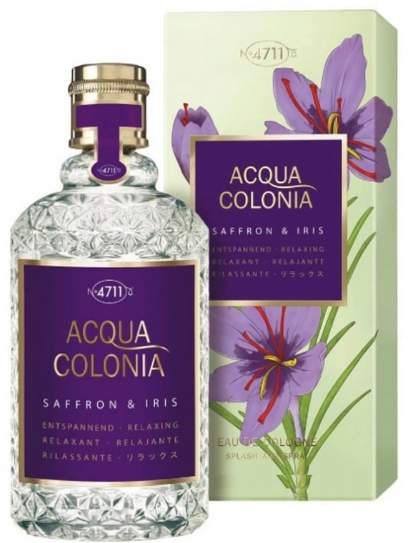 Maurer & Wirtz 4711 Acqua Colonia Saffron & Iris Одеколон - фото N1