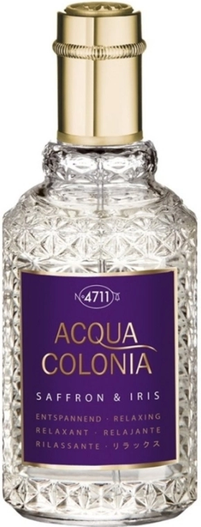 Maurer & Wirtz 4711 Acqua Colonia Saffron & Iris Одеколон - фото N2