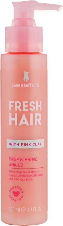 Lee Stafford Защитный праймер для волос с розовой глиной Fresh Hair Prep & Prime Weightless Shield - фото N1