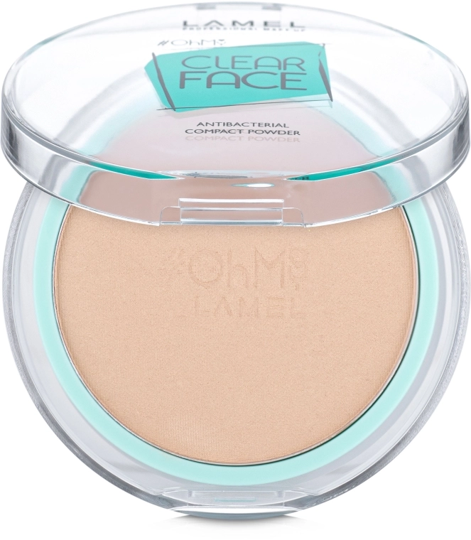 LAMEL Make Up Clear Face Oh My Compact Powder Пудра компактна антибактеріальна - фото N1