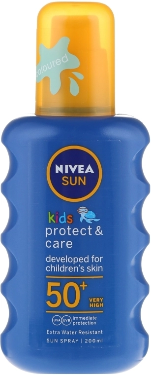 Nivea Солнцезащитный спрей Sun Kids Moisturising Spray SPF 50+ - фото N1