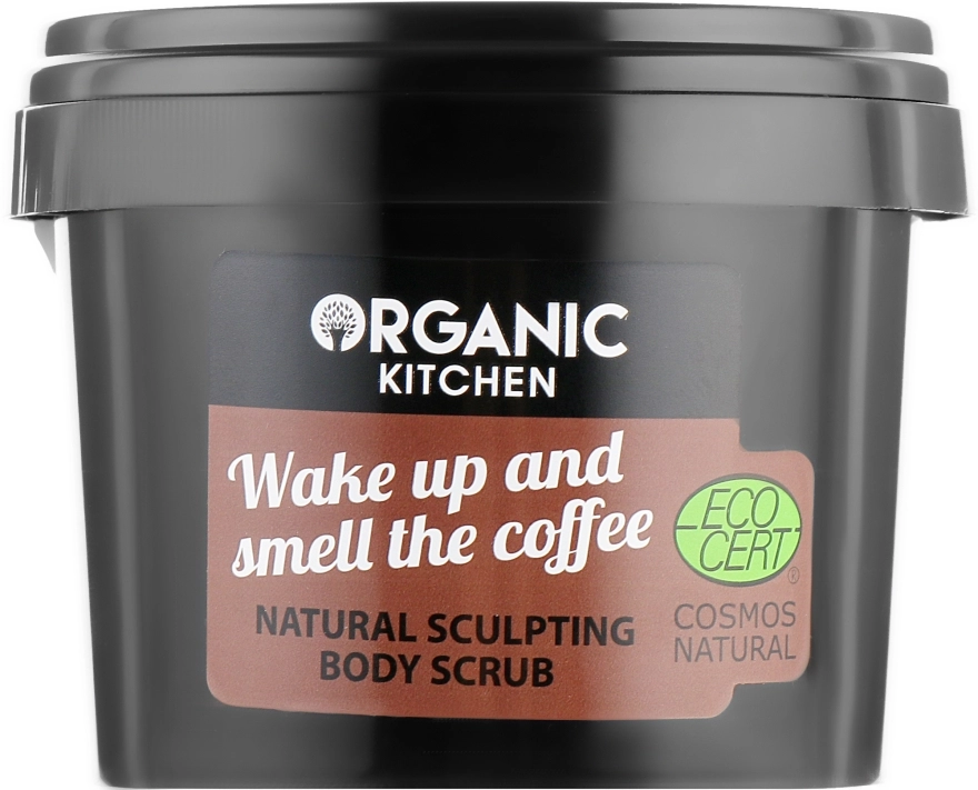 Organic Shop Антицелюлітний крем для тіла "Прокинься і відчуй запах кави" Organic Kitchen Body Scrub - фото N2
