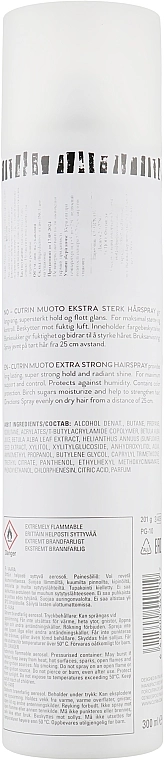Cutrin Лак для волос эктрасильной фиксации Muoto Extra Strong Hairspray - фото N4