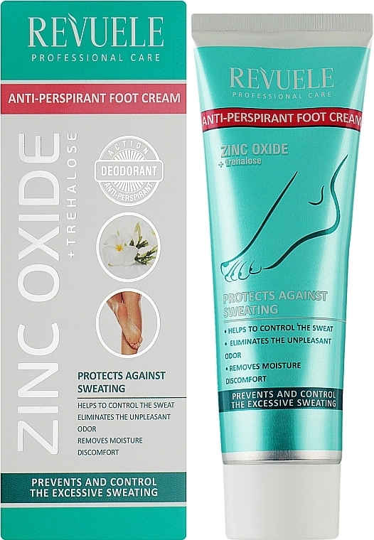 Revuele Крем-антиперспірант для ніг Professional Care Antiperspirant Foot Cream - фото N2