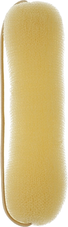 Lussoni Валик для зачіски, з резинкою, 150 мм, світлий Hair Bun Roll Yellow - фото N1