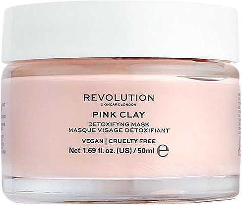 Revolution Skincare Маска-детокс для лица Makeup Pink Clay Detoxifying Face Mask - фото N1