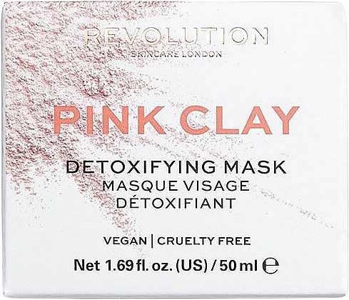 Revolution Skincare Маска-детокс для обличчя Makeup Pink Clay Detoxifying Face Mask - фото N2