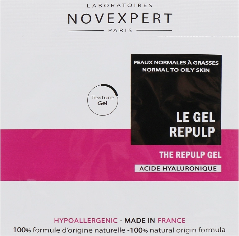 Novexpert Наповнюючий крем для обличчя Hyaluronic Acid The Repulp Gel (пробник) - фото N1
