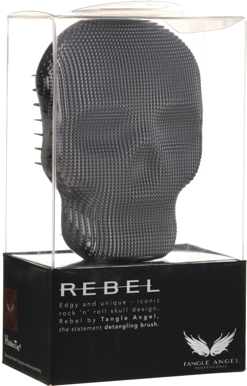 Tangle Angel Гребінець для волосся Rebel Brush Black Chrome - фото N1