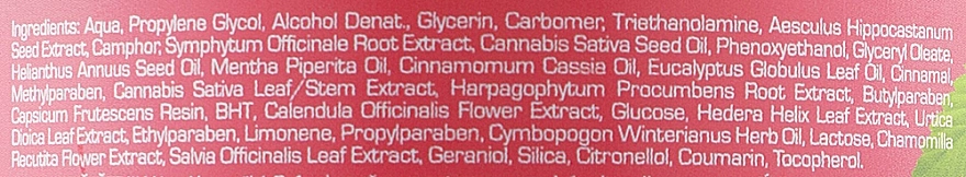 Herbavera Разогревающий бальзам с камфорой и капсаицином на конопляном масле - фото N5