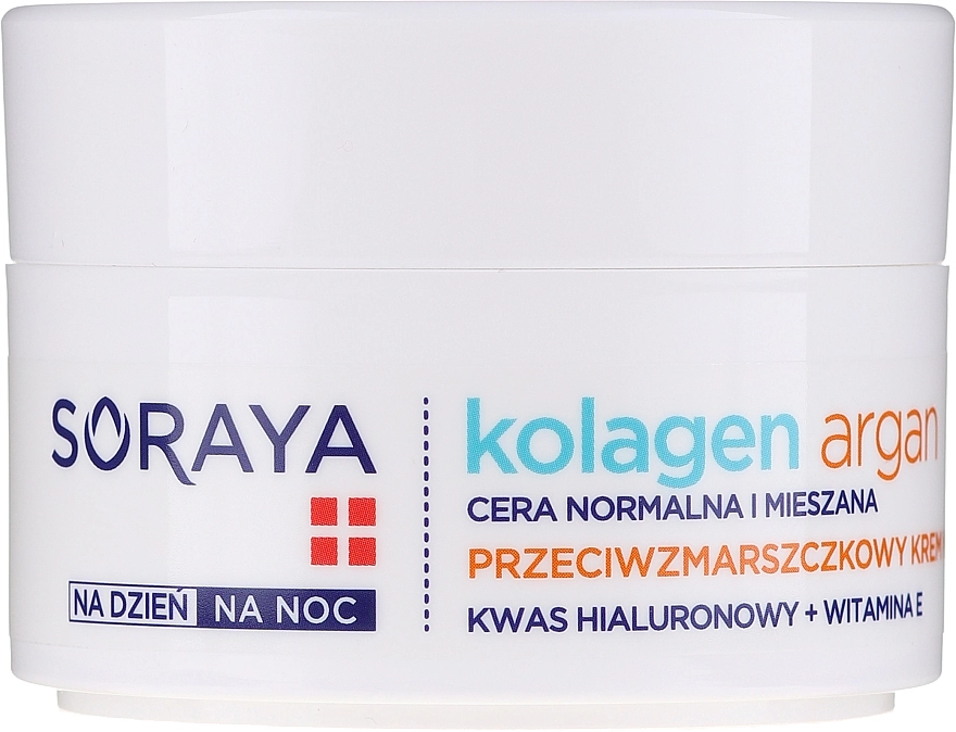 Soraya Зволожувальний крем проти зморшок Kolagen i Argan Moisturizing Cream - фото N1