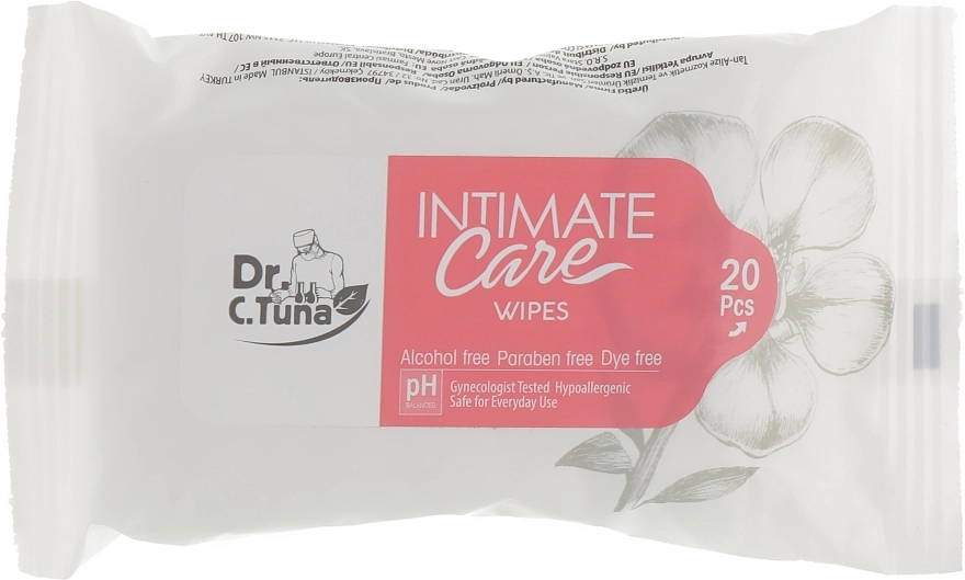 Farmasi Влажные салфетки для интимной гигиены Dr.Tuna Intimate Care Wipes - фото N1