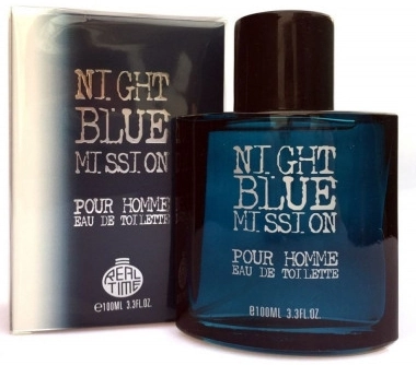 Real Time Night Blue Mission Pour Homme Туалетна вода - фото N1