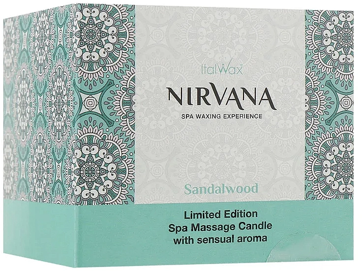 ItalWax Ароматична масажна свічка «Нірвана. Сандалове дерево» Nirvana Sandalwood Spa Massage Candle - фото N1