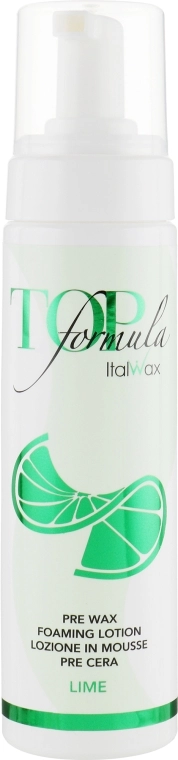 ItalWax Лосьон до депиляции "Лайм" Pre Wax Foaming Lotion Lime - фото N1