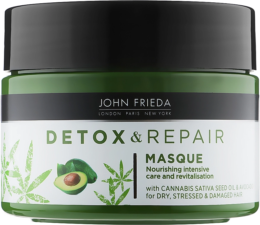 John Frieda Живильна маска для інтенсивного відновлення волосся Detox & Repair Masque - фото N1