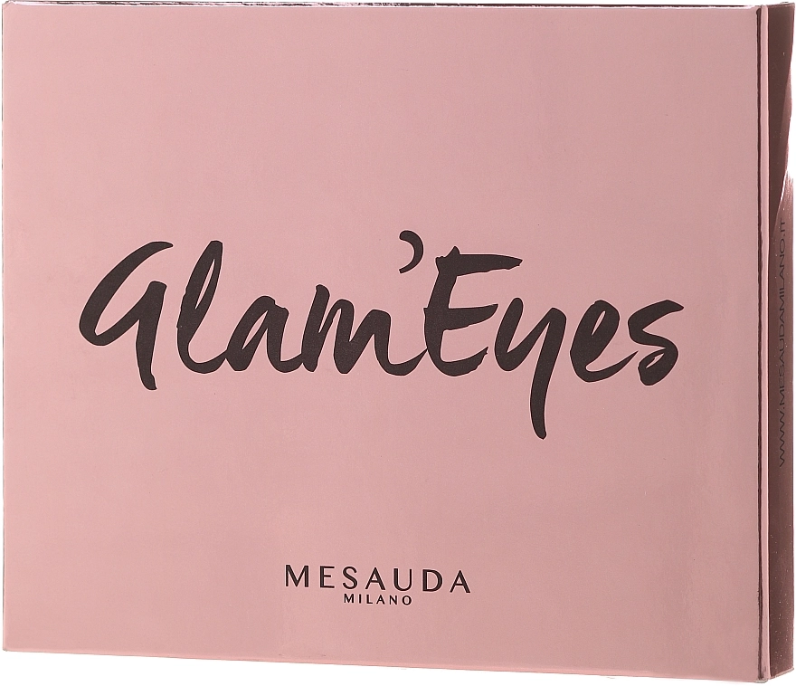 Mesauda Milano Glam'eyes 12 Multi Finish Compact Палетка тіней для повік - фото N2