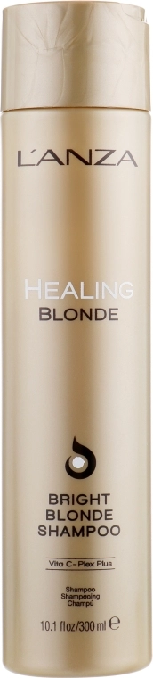 Целебный шампунь для натуральных и обесцвеченных светлых волос - L'anza Healing Blonde Bright Blonde Shampoo, 300 мл - фото N1