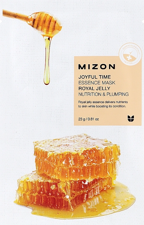 Mizon Тканинна маска з екстрактом маточного молочка Joyful Time Essence Mask Royal Jelly - фото N1