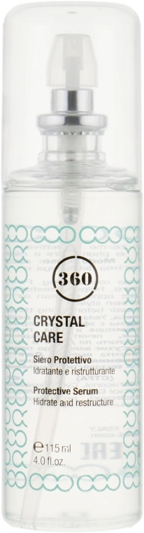 360 Термозащитная сыворотка для восстановления волос Crystal Care Protective Serum - фото N1