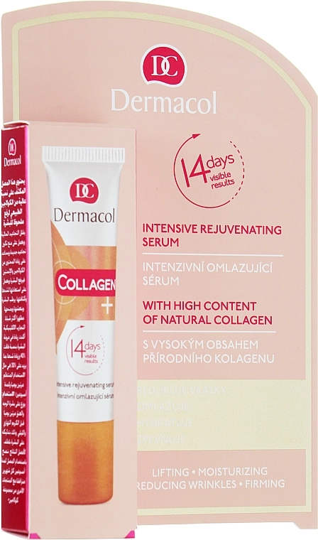 Dermacol Интенсивная омолаживающая сыворотка Collagen+ Intensive Rejuvenating Serum - фото N2