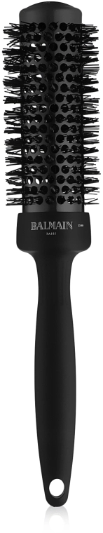 Balmain Paris Hair Couture Професійна керамічна кругла щітка для волосся, 33 см Balmain Professional Ceramic Brush Round Black - фото N1