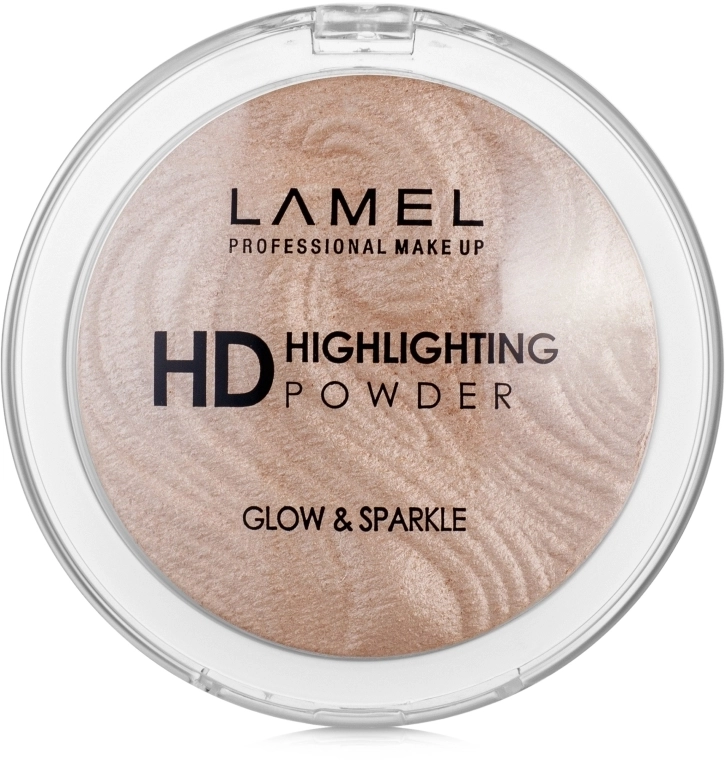 LAMEL Make Up HD Highlighting Glow & Sparkle Powder Хайлайтер - фото N1