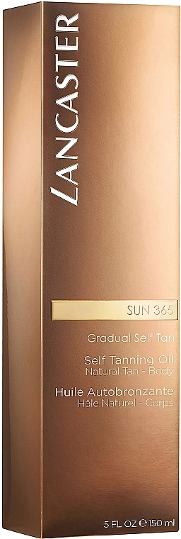 Lancaster Масло автобронзант натурального цвета для тела Sun 365 Gradual Self Tan Oil - фото N3