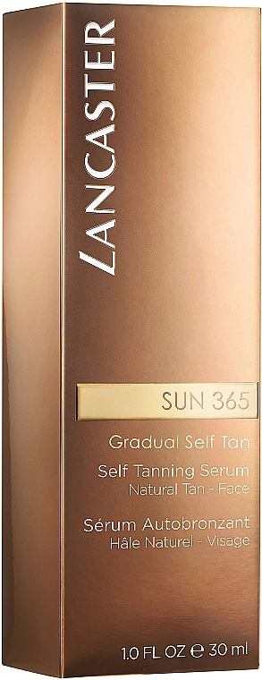 Lancaster Сироватка-автобронзант натурального кольору для обличчя Sun 365 Gradual Self Tan Serum - фото N3