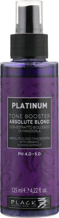 Black Professional Line Тонизирующий спрей для волос Platinum Tone Booster - фото N1