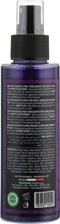 Black Professional Line Тонизирующий спрей для волос Platinum Tone Booster - фото N2